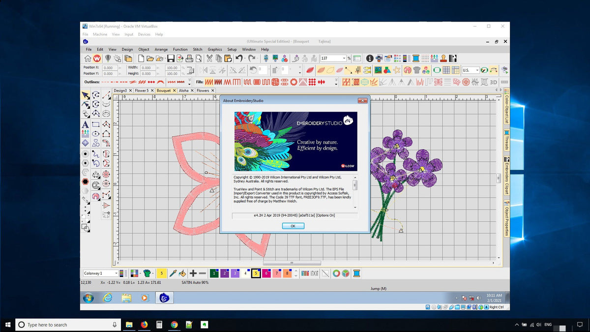 Wilcom Embroidery Studio e4.2 | Professional Digitizing & Lettering Software | Digital Download