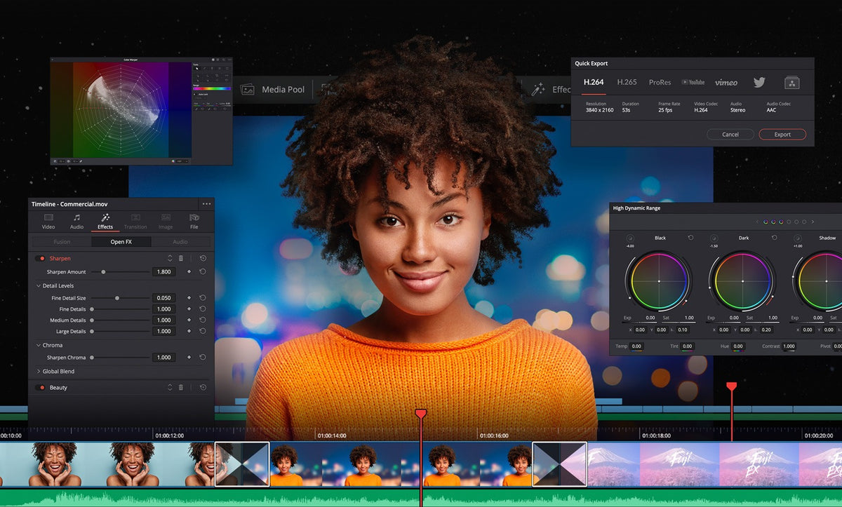 DaVinci Resolve Studio 21 Full Version Pro Video Editor Lifetime Access Instant Download